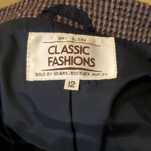 VINTAGE SEARS BLAZER COAT CLASSIC FASHIONS 70s - Picture 6 of 7